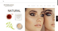 Desktop Screenshot of imfabulouscosmetics.com